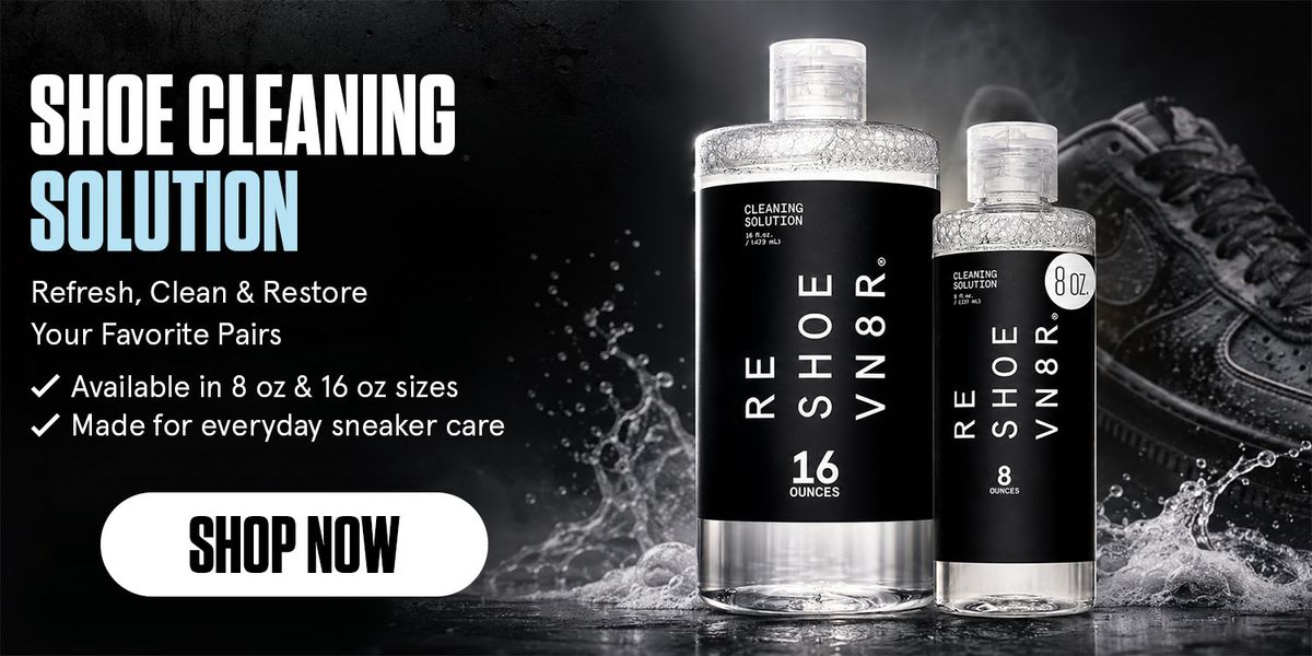 Reshoevn8r sneaker and shoe cleaning solution product lineup
